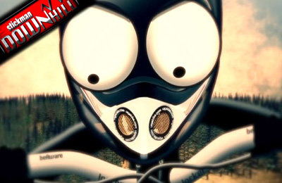 Screenshots of the Stickman Downhill game for iPhone, iPad or iPod.
