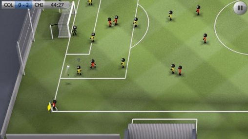 Screenshots of the Stickman Soccer game for iPhone, iPad or iPod.