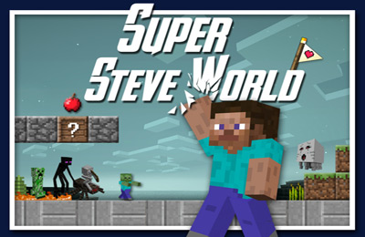 Screenshots of the Super Steve World - Game Parody for Minecraft game for iPhone, iPad or iPod.
