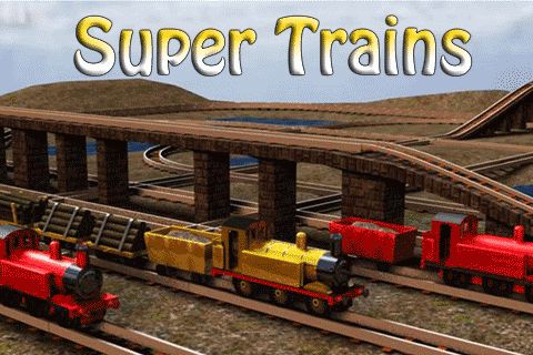 Screenshots of the Super trains game for iPhone, iPad or iPod.