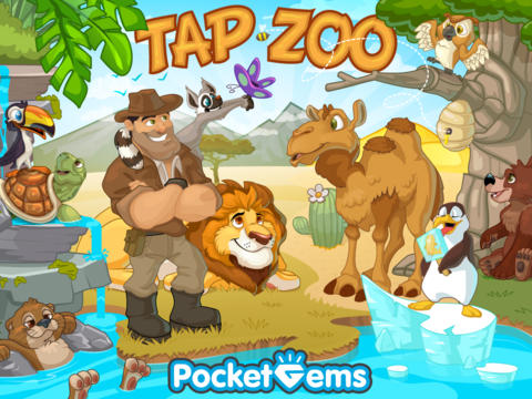 Screenshots of the Tap Zoo game for iPhone, iPad or iPod.