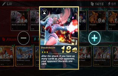 Screenshots of the Tekken Card Tournament game for iPhone, iPad or iPod.