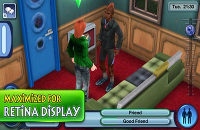 Screenshots of the The Sims 3 game for iPhone, iPad or iPod.