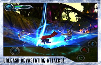 Screenshots of the THOR: Son of Asgard game for iPhone, iPad or iPod.