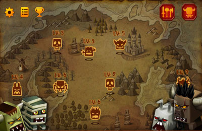 Screenshots of the Tiny Legends: Crazy Knight game for iPhone, iPad or iPod.