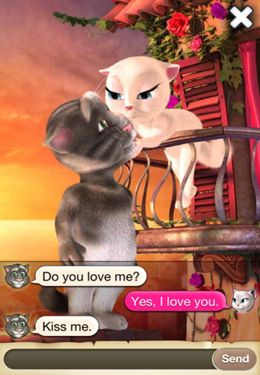 Screenshots of the Tom Loves Angela game for iPhone, iPad or iPod.