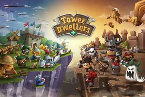 Screenshots of the Tower dwellers game for iPhone, iPad or iPod.