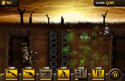 Trenches - iPhone game screenshots. Gameplay Trenches.