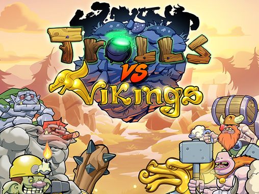 Screenshots of the Trolls vs. vikings game for iPhone, iPad or iPod.