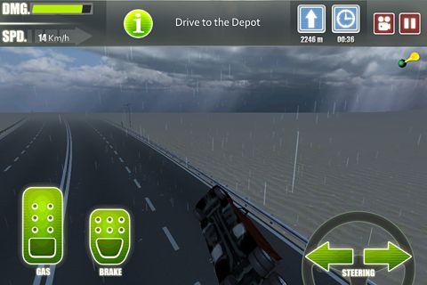 Screenshots of the Truck driver 3 game for iPhone, iPad or iPod.