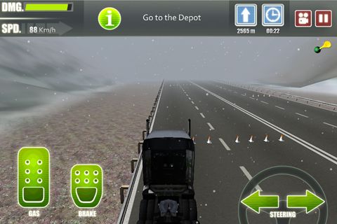 Screenshots of the Truck driver 3 game for iPhone, iPad or iPod.