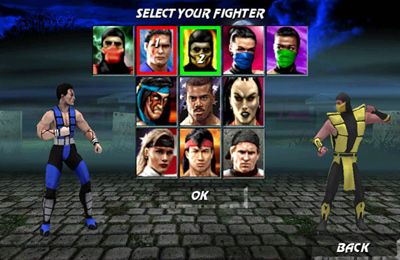 Screenshots of the Ultimate Mortal Kombat 3 game for iPhone, iPad or iPod.