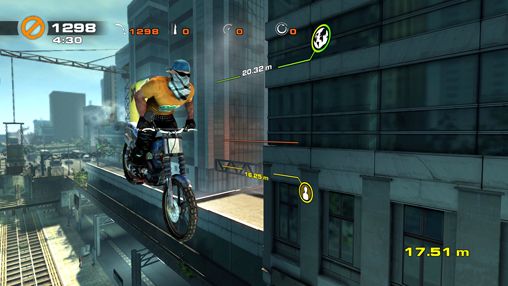 Screenshots of the Urban trial freestyle game for iPhone, iPad or iPod.
