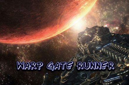 Screenshots of the Warp gate runner game for iPhone, iPad or iPod.