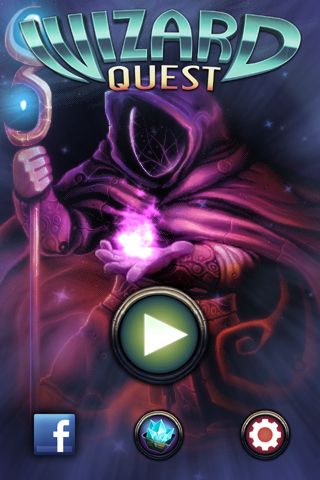 Screenshots of the Wizard quest game for iPhone, iPad or iPod.