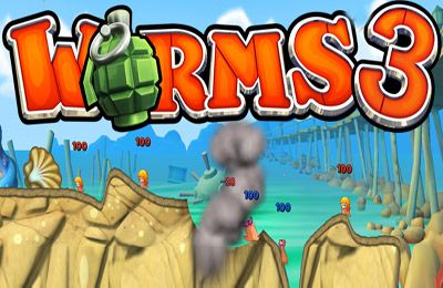 Screenshots of the Worms 3 game for iPhone, iPad or iPod.