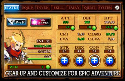 Screenshots of the Zenonia 4 game for iPhone, iPad or iPod.