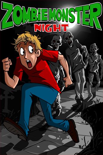 Screenshots of the Zombie monsters night game for iPhone, iPad or iPod.