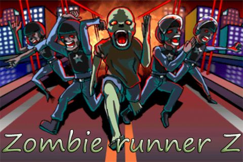 Screenshots of the Zombie runner Z game for iPhone, iPad or iPod.