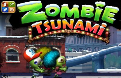 Screenshots of the Zombie Tsunami game for iPhone, iPad 
or iPod.