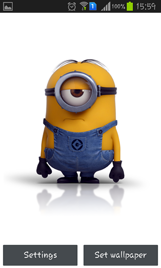 Screenshots of the Despicable me 2 for Android tablet, phone.