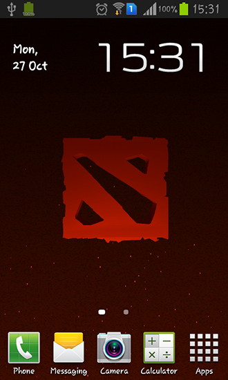 Screenshots of the Dota 2 for Android tablet, phone.