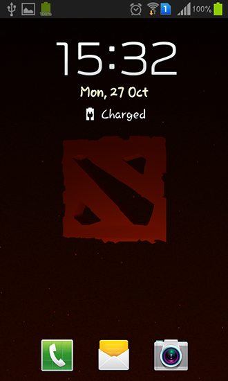 Screenshots of the Dota 2 for Android tablet, phone.