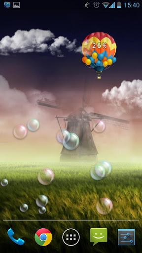 Screenshots of the Psychedelic prairie for Android tablet, phone.