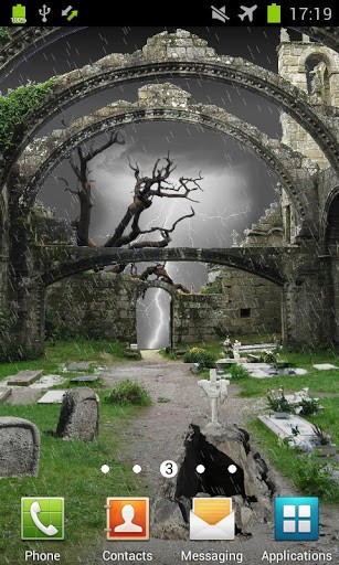 Screenshots of the Scary cemetery for Android tablet, phone.