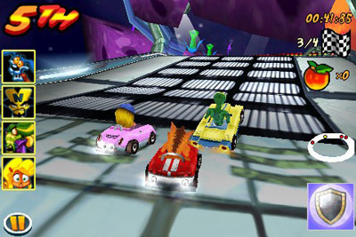 Crash Bandicoot Kart - Symbian game screenshots. Gameplay Crash Bandicoot Kart