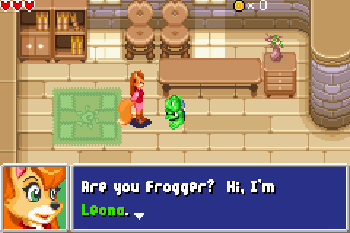 Frogger's Journey: The forgotten relic - Symbian game screenshots. Gameplay Frogger's Journey: The forgotten relic