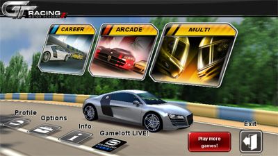 GT Racing Motor Academy HD - Symbian game screenshots. Gameplay GT Racing Motor Academy HD