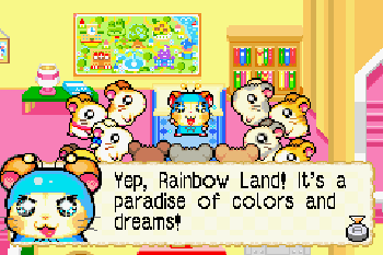 Hamtaro: Rainbow rescue - Symbian game screenshots. Gameplay Hamtaro: Rainbow rescue
