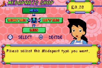 Medabots: Metabee version - Symbian game screenshots. Gameplay Medabots: Metabee version