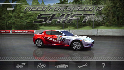 Need For Speed: Shift HD - Symbian game screenshots. Gameplay Need For Speed: Shift HD