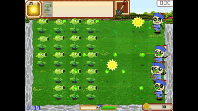 Plants vs. Zombies - Symbian game screenshots. Gameplay Plants vs. Zombies