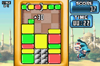 Rampage: Puzzle attack - Symbian game screenshots. Gameplay Rampage: Puzzle attack
