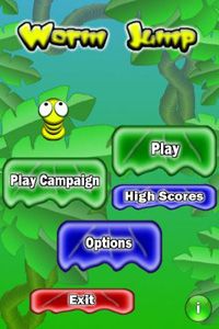 Worm Jump - Symbian game. Worm Jump sis.