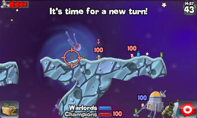 Worms HD - Symbian game screenshots. Gameplay Worms HD