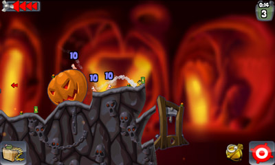 Worms HD - Symbian game screenshots. Gameplay Worms HD