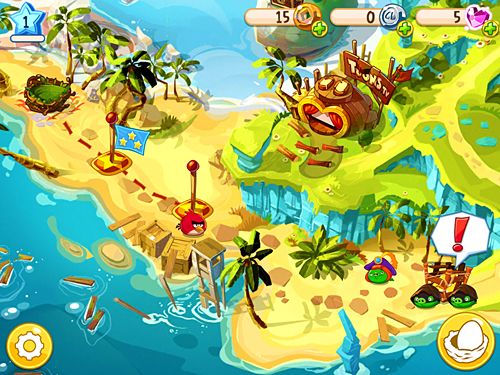 Screenshots of the Angry birds: Epic game for iPhone, iPad or iPod.