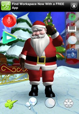 Happy Talking Santa iPhone game - free. Download ipa for iPad,iPhone,iPod.